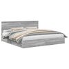 vidaXL T&aacute;rol&oacute;s &Aacute;gy fi&oacute;kkal Sz&uuml;rke Sonoma 200 x 200 cm Szerelt Fa