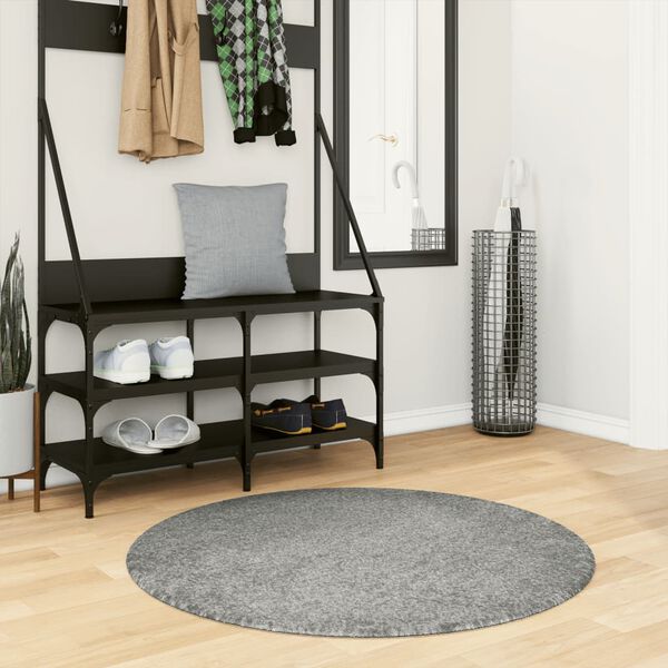 vidaXL PAMPLONA z&ouml;ld magas sz&aacute;l&uacute; bolyhos modern szőnyeg &Oslash; 100 cm