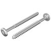 vidaXL Fa Csavarok 2 db Ez&uuml;st M6 x 70 mm Ac&eacute;l