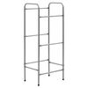 vidaXL ez&uuml;st ac&eacute;l t&aacute;rol&oacute;polc 3 l&aacute;d&aacute;hoz 50 x 33 x 116 cm