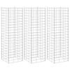 vidaXL 3 db vas gabion magas&aacute;gy&aacute;s 30 x 30 x 100 cm