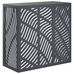 vidaXL L&eacute;gkondicion&aacute;l&oacute; Takar&oacute; Antracitsz&uuml;rke 110 x 50 x 105 cm Ac&eacute;l
