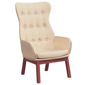 vidaXL kr&eacute;msz&iacute;nű sz&ouml;vet pihenőfotel