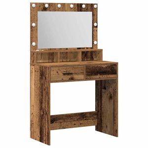 vidaXL &Ouml;lt&ouml;zk&ouml;dőasztal &Ouml;reg fa 79 x 41 x 135 cm Szerelt Fa