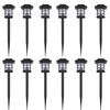 Napelemes LED k&uuml;lt&eacute;ri l&aacute;mpa Szett 6 db C&ouml;vek 8,6 x 8,6 x 38 cm