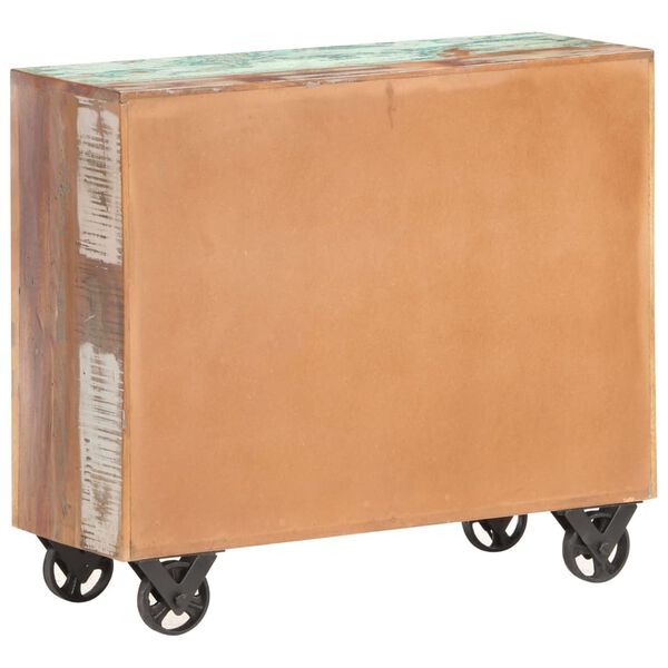 vidaXL tömör újrahasznosított fa tálalószekrény 80 x 30 x 70 cm