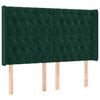 vidaXL z&ouml;ld b&aacute;rsony fejt&aacute;mla sz&aacute;rnyakkal 147x16x118/128 cm