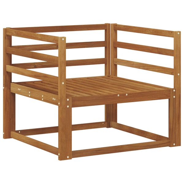 vidaXL K&uuml;lt&eacute;ri k&ouml;z&eacute;pső kanap&eacute; T&ouml;m&ouml;r Ak&aacute;cfa Term&eacute;szetes