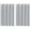 vidaXL Voile F&uuml;gg&ouml;ny 2 db S&ouml;t&eacute;tsz&uuml;rke 140 x 140 cm Poli&eacute;szter