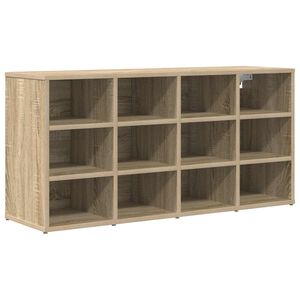 vidaXL Cipőszekr&eacute;ny 103 x 30 x 51 cm Szerelt Fa Sonoma T&ouml;lgy