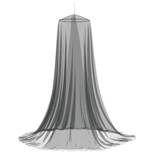 vidaXL Sz&uacute;nyogh&aacute;l&oacute; &aacute;gyhoz 3 db 156 mesh Fekete ⌀56 x 220 cm Poli&eacute;szter