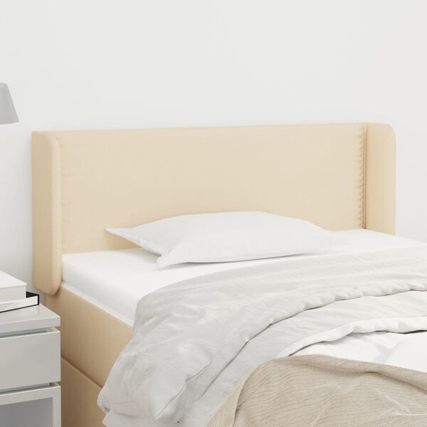 vidaXL kr&eacute;msz&iacute;nű sz&ouml;vet fejt&aacute;mla 103x16x78/88 cm