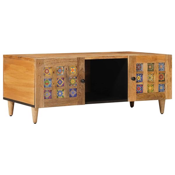 vidaXL Doh&aacute;nyz&oacute;asztal Term&eacute;szetes 100 x 54 x 40 cm T&ouml;m&ouml;r Mang&oacute;f&aacute;t