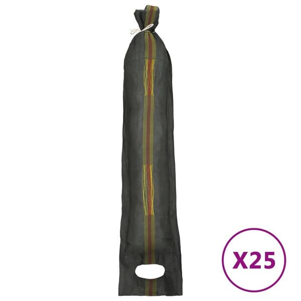vidaXL 25 db s&ouml;t&eacute;tz&ouml;ld HDPE homokzs&aacute;k 103 x 25 cm