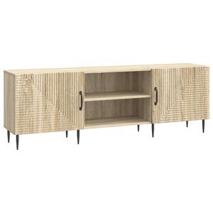 vidaXL TV szekr&eacute;ny Sonoma T&ouml;lgy 150 x 31 x 50 cm Szerelt Fa