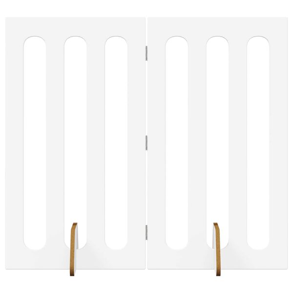 vidaXL Hajthat&oacute; &aacute;llatker&iacute;t&eacute;s 2 pcs Feh&eacute;r 100,5 x 38 x 90 cm M&eacute;rn&ouml;ki fa