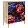 vidaXL Fi&oacute;kos szekr&eacute;ny KIEL S&ouml;t&eacute;t pe&oacute;nia minta 66 x 36,5 x 75 cm