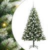vidaXL Műanyag Hajtogat&oacute;s Kar&aacute;csonyfa Havas Designnal 150 LED