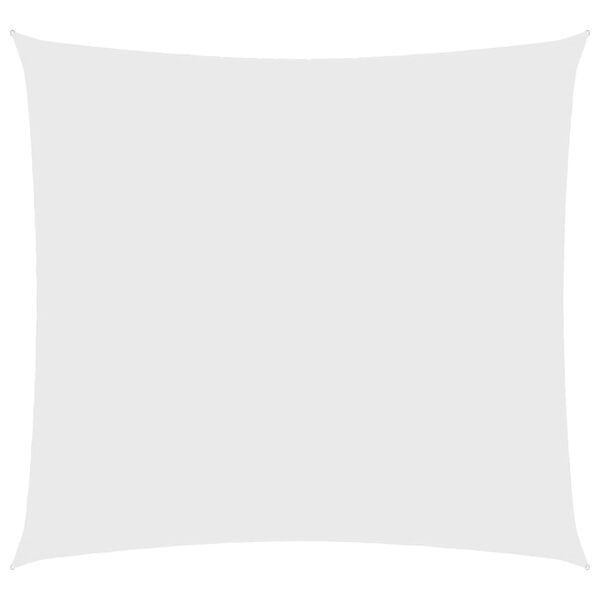 vidaXL fehér négyzet alakú oxford-szövet napvitorla 3 x 3 m