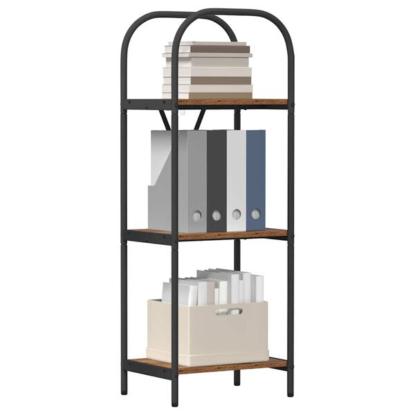 vidaXL K&ouml;nyvespolc &Ouml;reg fa 40 x 30 x 109 cm Faanyag