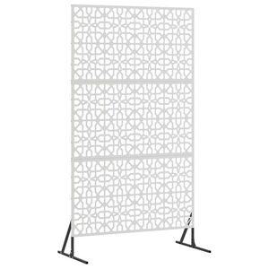 vidaXL Mag&aacute;nszf&eacute;ra K&eacute;pernyő 100 x 50 x 180 cm Rozsdamentes Ac&eacute;l Ez&uuml;st