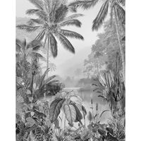 Komar Lac Tropical fekete-fehér fényképfreskó 200 x 270 cm