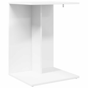 vidaXL Oldal asztal Feh&eacute;r 45 x 40 x 62,5 cm Szerelt Fa