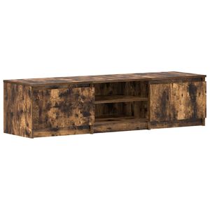 vidaXL f&uuml;st&ouml;s t&ouml;lgy sz&iacute;nű szerelt fa TV-szekr&eacute;ny 140 x 40 x 35,5 cm