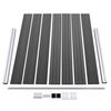vidaXL fekete WPC kerítéspanelszett 353 x 146 cm