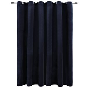 vidaXL fekete b&aacute;rsony s&ouml;t&eacute;t&iacute;tőf&uuml;gg&ouml;ny f&eacute;mkarik&aacute;kkal 290 x 245 cm