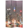 vidaXL &eacute;jszakai New York mint&aacute;s parav&aacute;n 120 x 170 cm