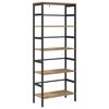 vidaXL K&ouml;nyvespolc 4 szintes 60 x 29,5 x 149 cm Szerelt Fa
