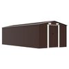 vidaXL barna f&eacute;m kerti f&eacute;szer 257 x 580 x 181 cm