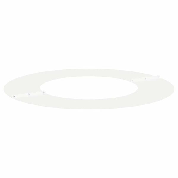 vidaXL Alkalmas lapos fa gyűrűkhez 5 pcs Feh&eacute;r &Oslash;40 / 70 cm Ac&eacute;l