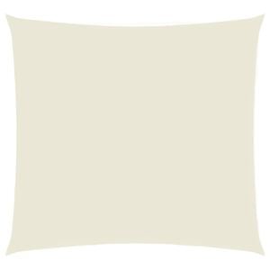 vidaXL n&eacute;gyzet alak&uacute;, kr&eacute;msz&iacute;nű oxford sz&ouml;vet napvitorla 3,6 x 3,6 m