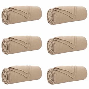 vidaXL Takar&oacute;k 6 db Teve 200 x 150 cm 2.61 kg Gyapj&uacute;