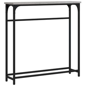 vidaXL sz&uuml;rke sonoma sz&iacute;nű szerelt fa konzolasztal 75x19,5x75 cm