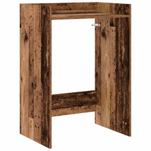 vidaXL Mos&oacute;g&eacute;p Szekr&eacute;ny t&aacute;rol&oacute;val &Ouml;reg fa 67,5 x 48 x 97 cm Szerelt fa
