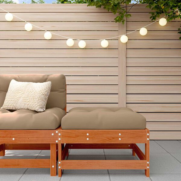 vidaXL Kerti l&aacute;btart&oacute; T&ouml;m&ouml;r fenyő Viaszbarna