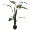 vidaXL Mű Strelitzia N&ouml;v&eacute;ny Z&ouml;ld 70 x 18 x 155 cm Sz&ouml;vet &eacute;s PE