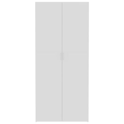 vidaXL fehér és sonoma-tölgy forgácslap tárolószekrény 80x35,5x180 cm