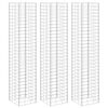 vidaXL 3 db vas gabion magas&aacute;gy&aacute;s 30 x 30 x 200 cm