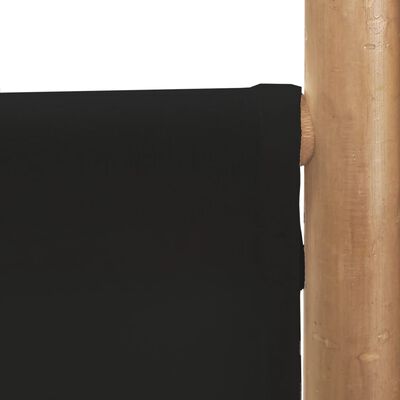 vidaXL 3 paneles összecsukható bambusz és vászon térelválasztó 120 cm