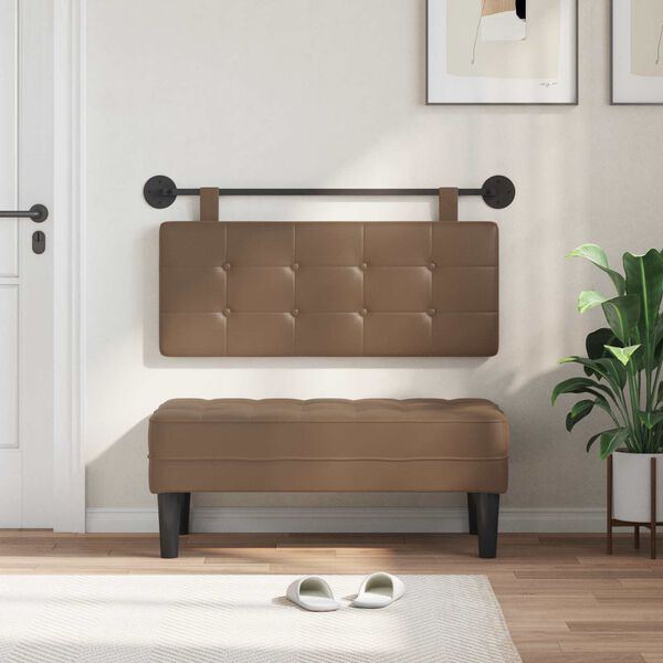 vidaXL Fali Fejt&aacute;mla Falra szerelhető Műbőr