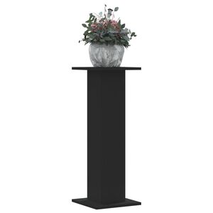vidaXL 2 db fekete szerelt fa n&ouml;v&eacute;nytart&oacute; &aacute;llv&aacute;ny 30 x 30 x 80 cm