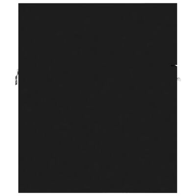 vidaXL fekete forgácslap mosdószekrény 41 x 38,5 x 46 cm