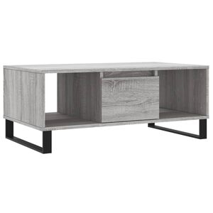 vidaXL sz&uuml;rke sonoma sz&iacute;nű szerelt fa doh&aacute;nyz&oacute;asztal 90 x 50 x 36,5 cm