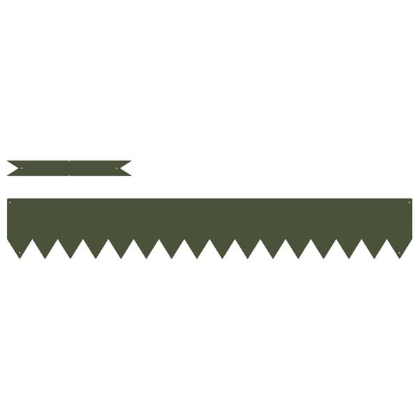 vidaXL Fűszeg&eacute;lyez&eacute;s 20 pcs Olajz&ouml;ld 100 x 0.05 x 20 cm