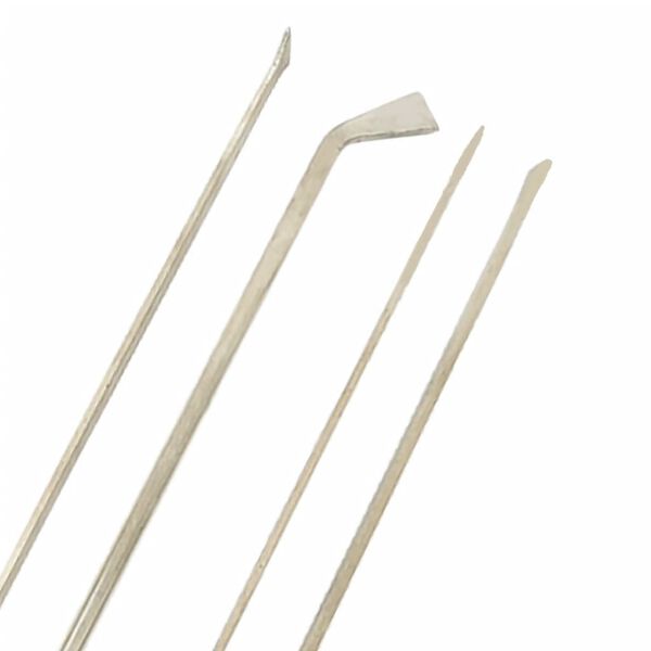 vidaXL 4 r&eacute;szes rozsdamentes ac&eacute;l aut&oacute; horpad&aacute;selt&aacute;vol&iacute;t&oacute; r&uacute;dszett