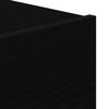 vidaXL &Eacute;jjeliszekr&eacute;ny 2 pcs Fekete t&ouml;lgy 50 x 39 x 41 cm Faanyag